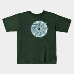 Bicycle and nature ride Kids T-Shirt